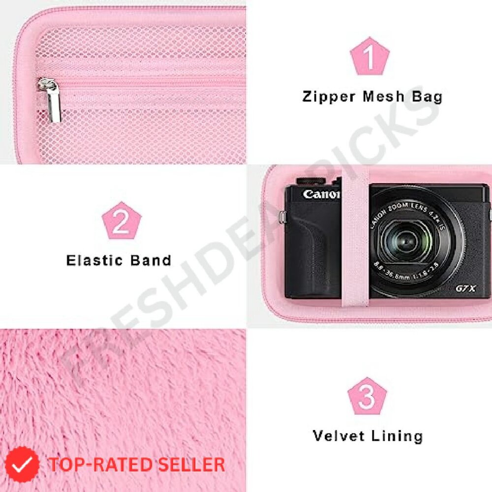 Camera Case Hard Shell Protective Travel Storage … - image 6